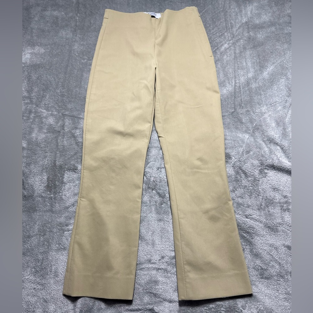 MM Lafleur Foster Pant 4 Beige Power Stretch High Rise Straight Leg